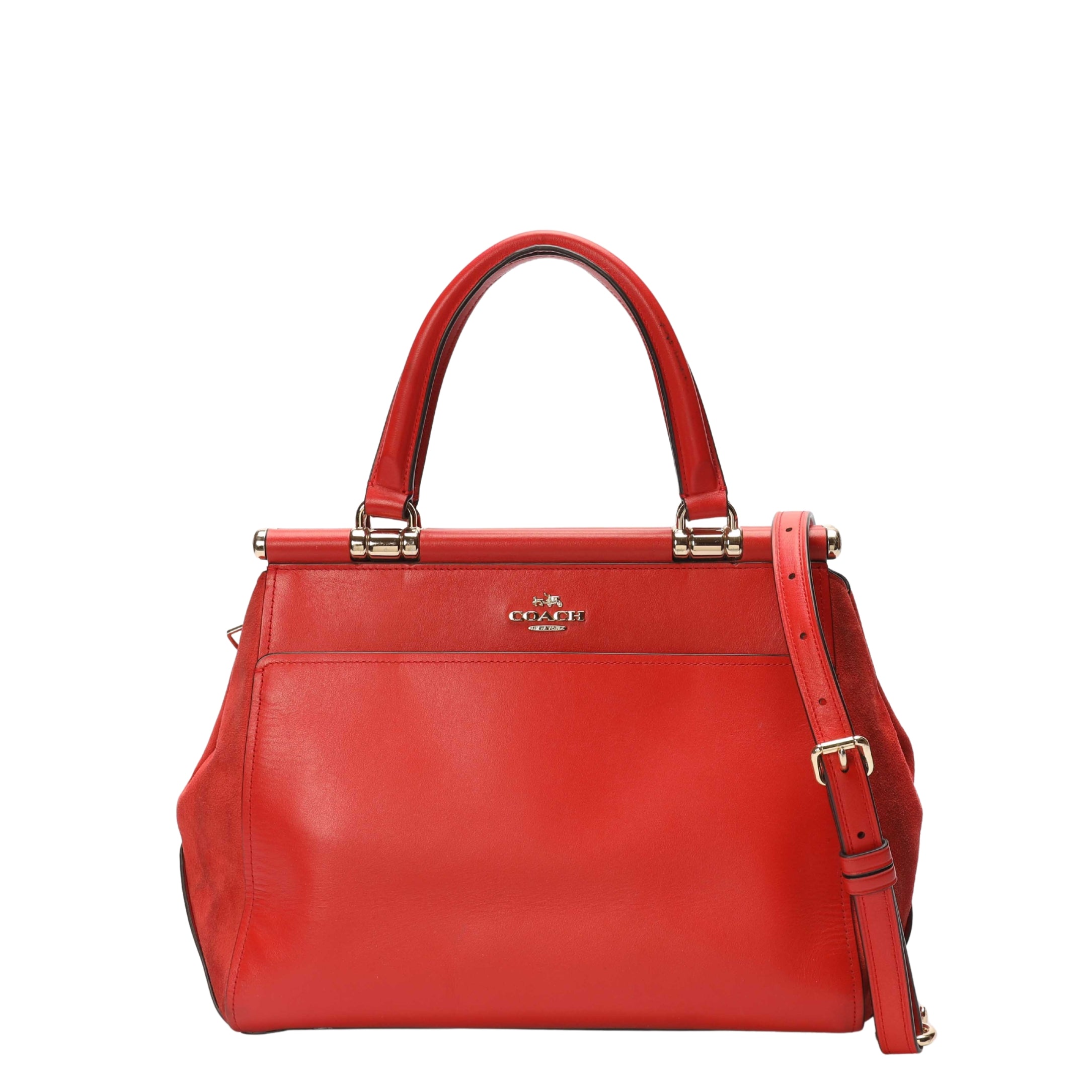 Coach Red Grace Convertible Satchel
