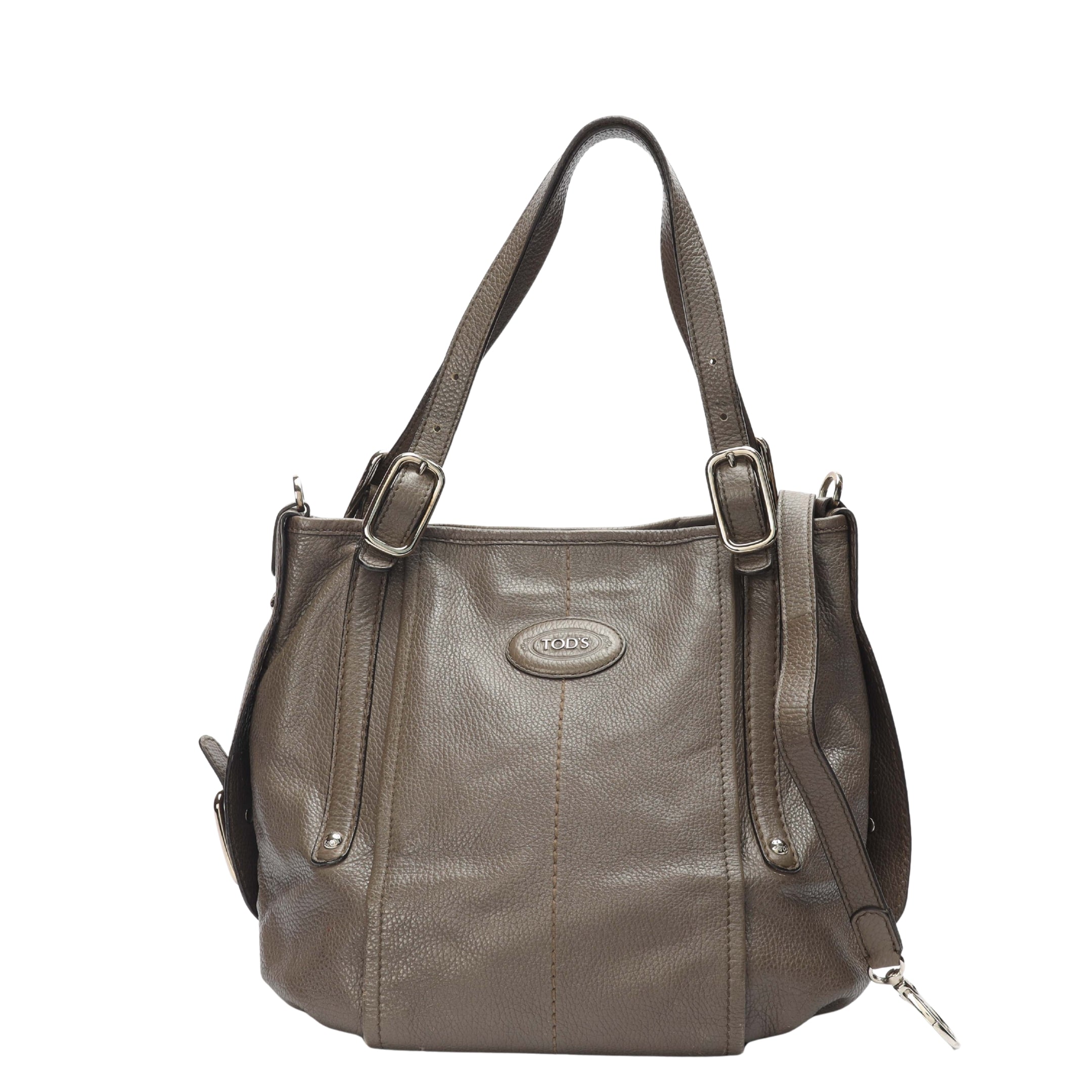 Tod's Grey G-Line Easy Sacca Tote