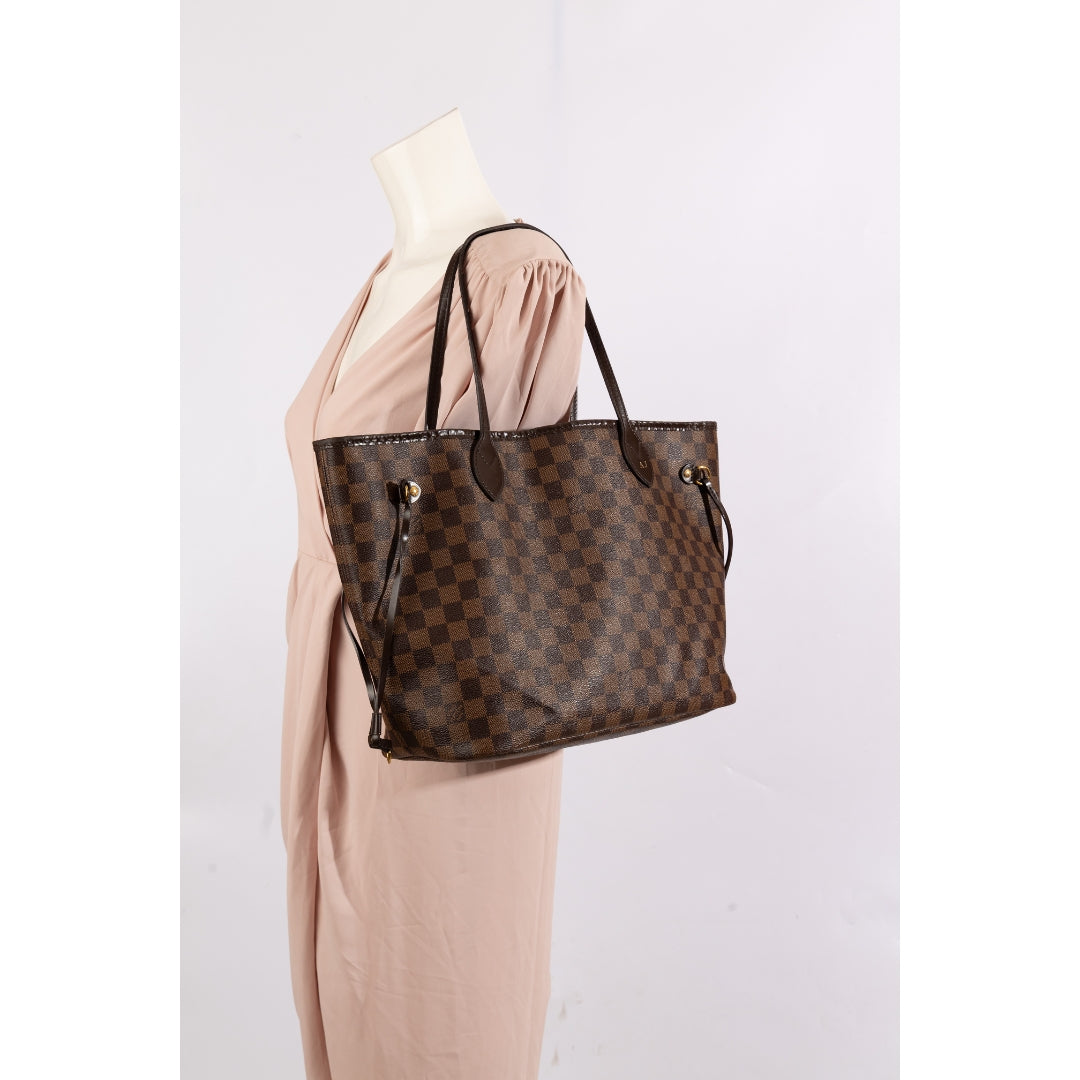 Louis Vuitton Damier Ebene Canvas Neverfull GM Bag