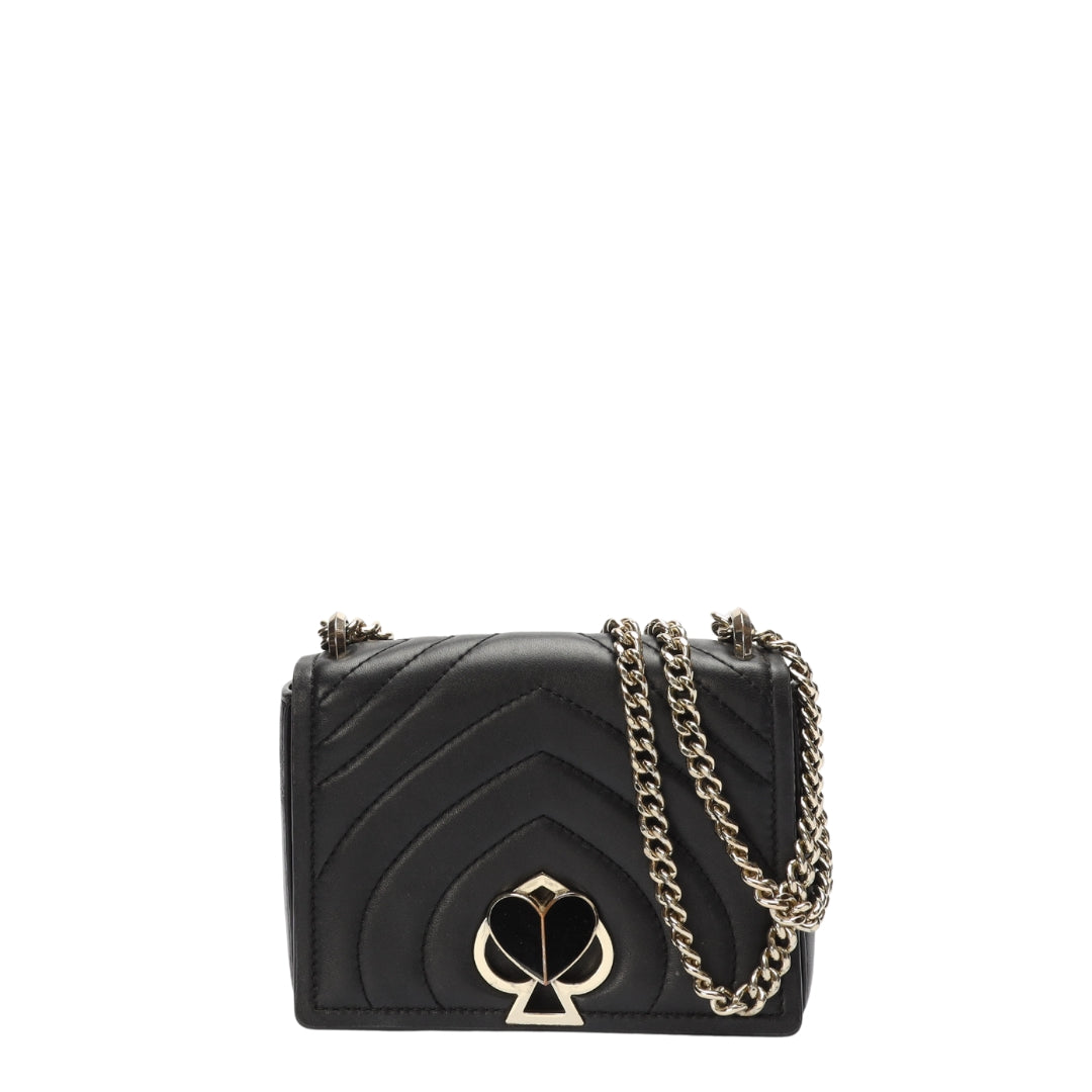 Kate Spade Black Amelia Quilted Crossbody Bag