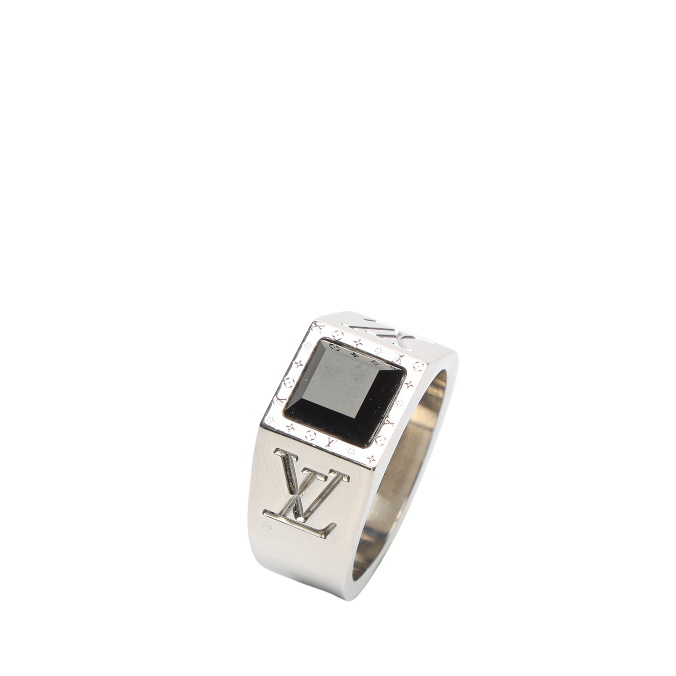 Louis Vuitton LV Onyx Signet Ring