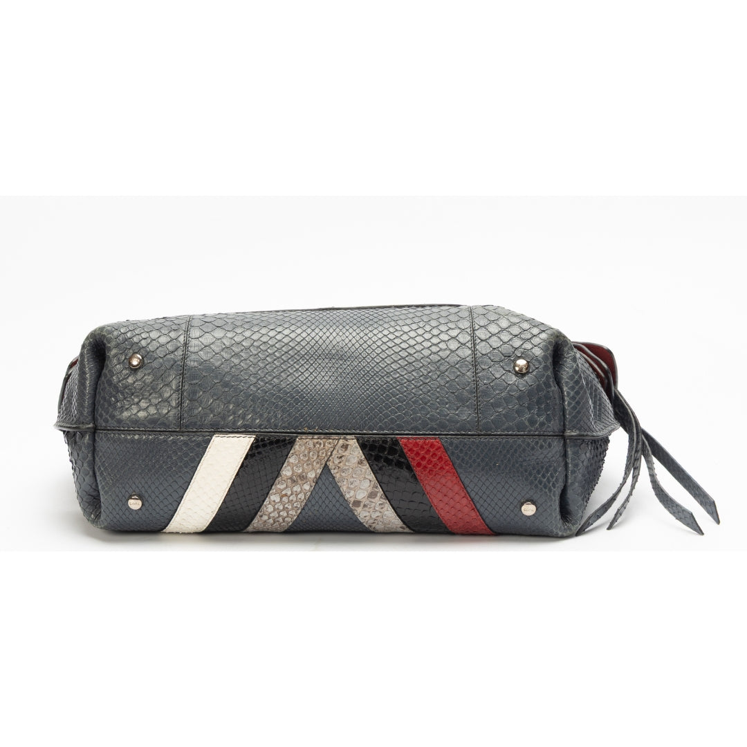 Tod's Python Convertible Wave Bag