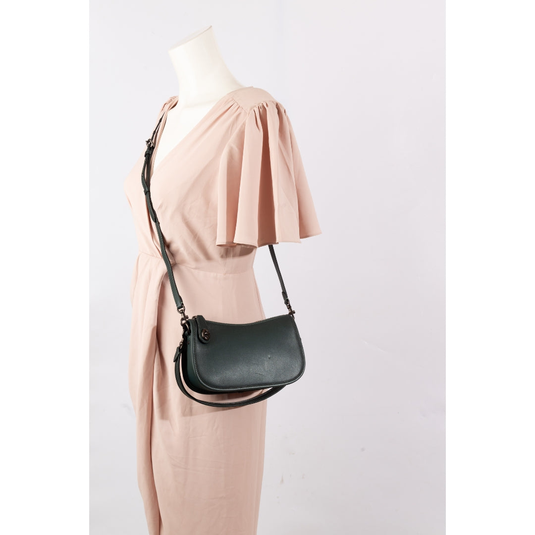 Coach Green Swinger Small Sling Bag