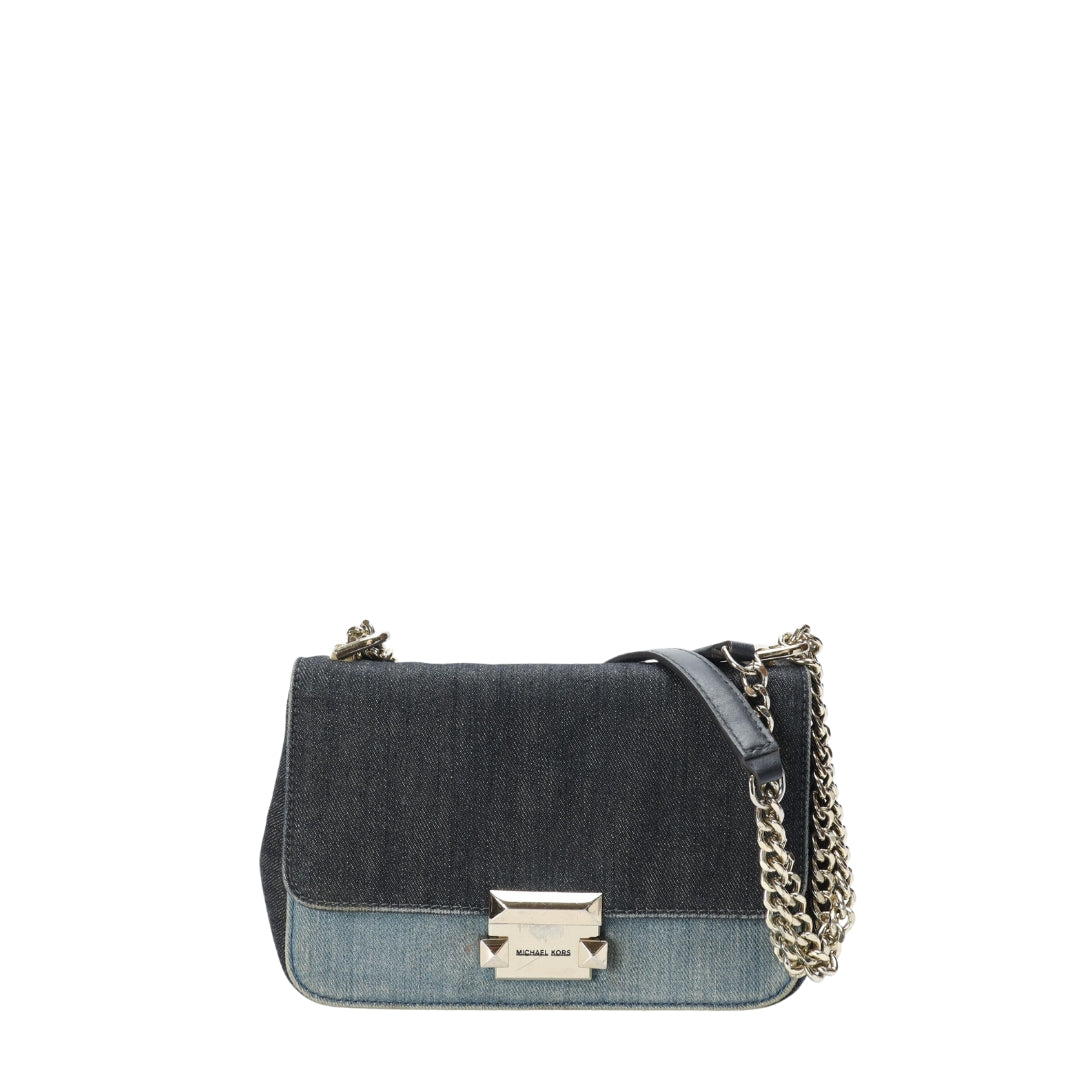 Michael Kors Sloan Denim Shoulder Bag