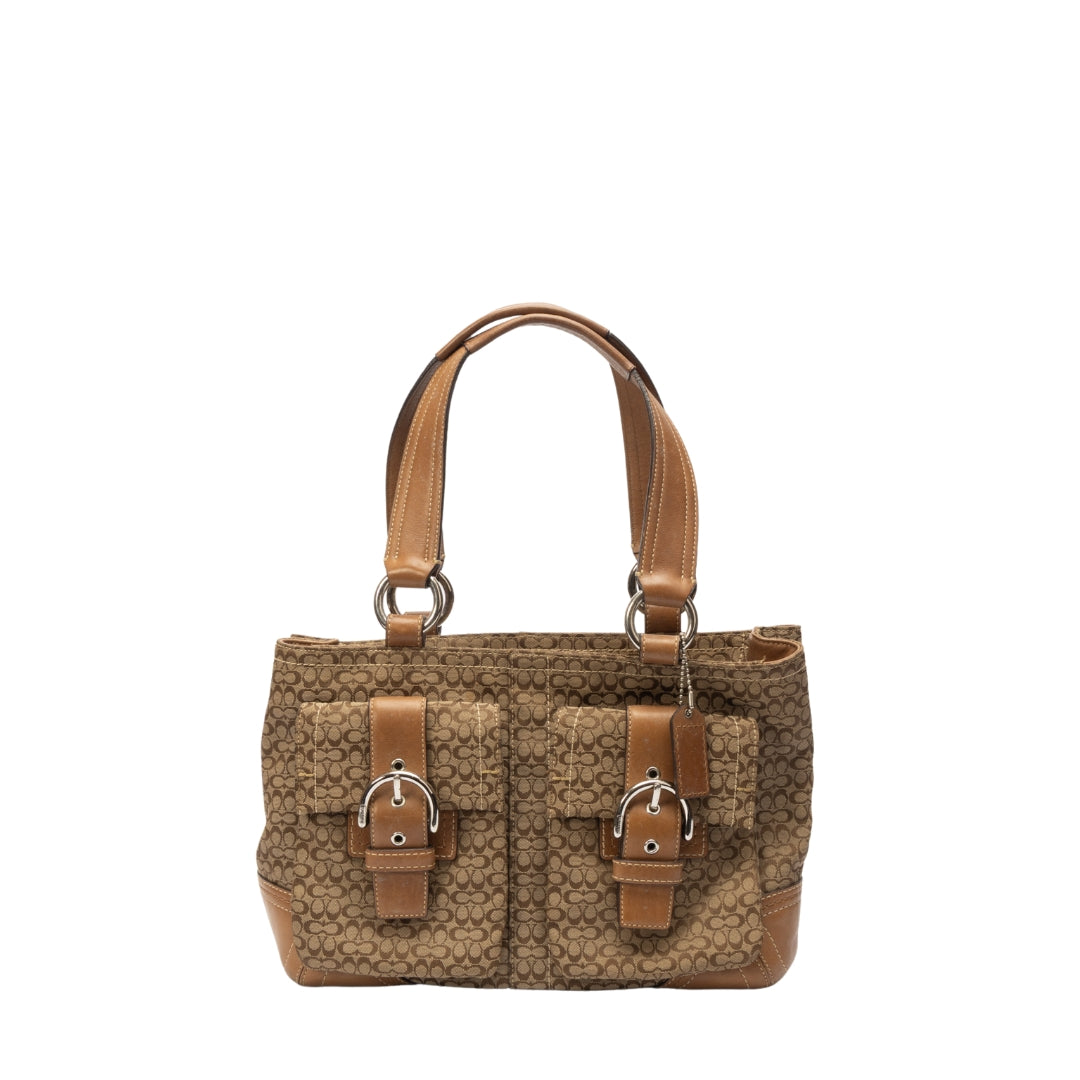 Coach Soho Buckle Brown Handbag
