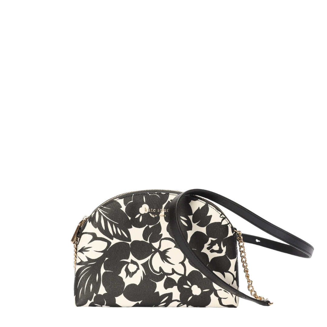 Kate Spade Morgan Tropical Foliage Dome Crossbody Bag