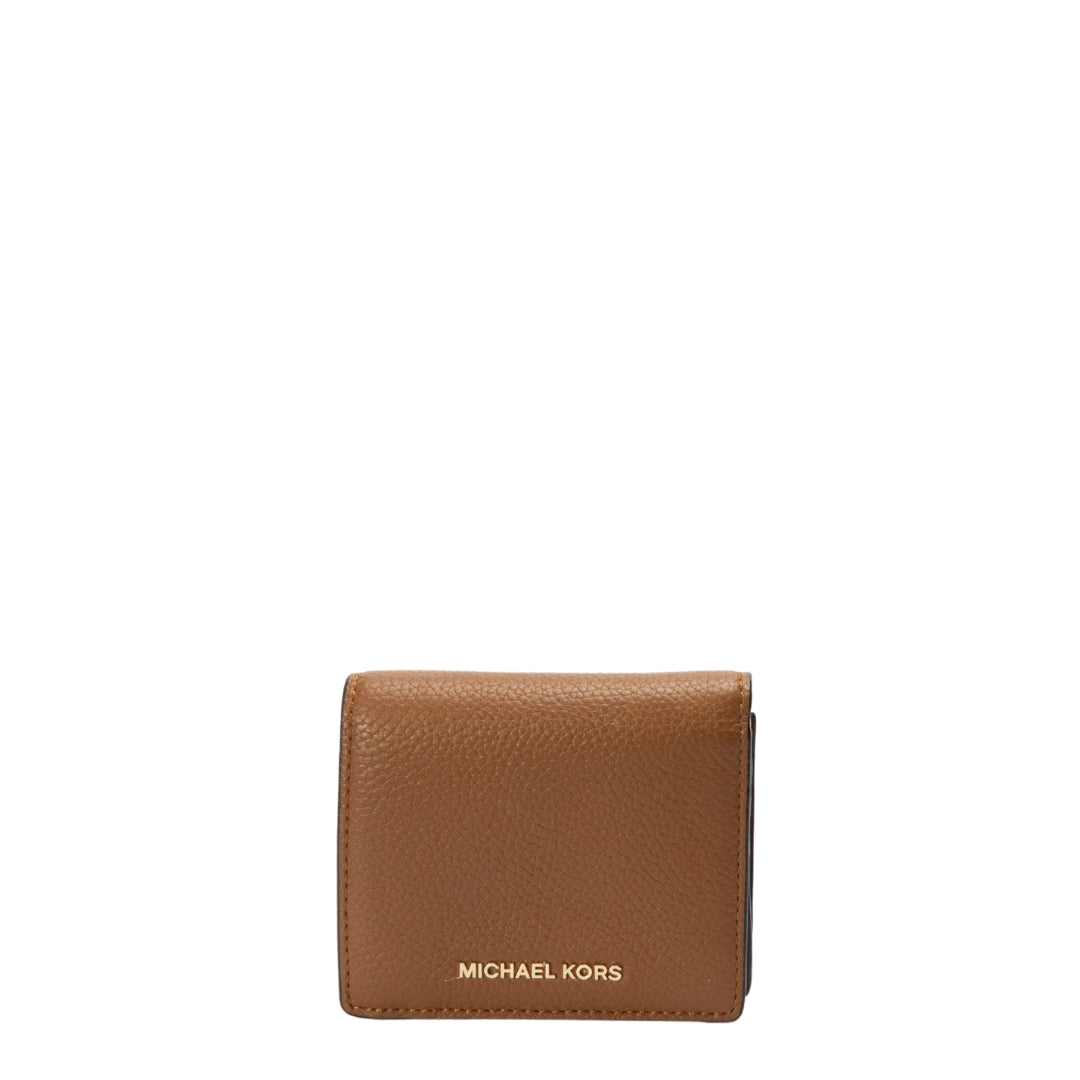 Michael Kors Brown Empire Tri-Fold Wallet