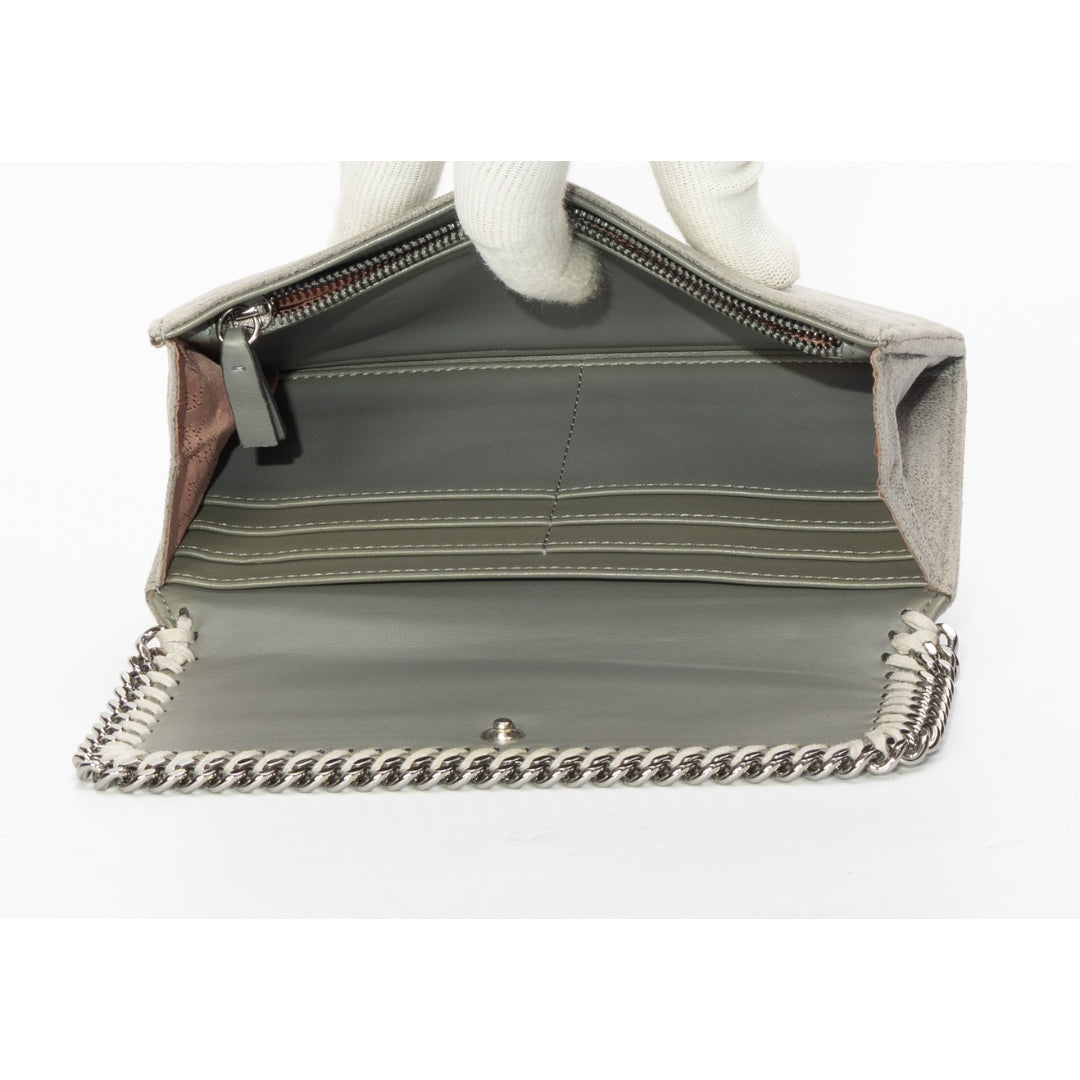 Stella Mccartney Eco Shaggy Continental Flap Wallet