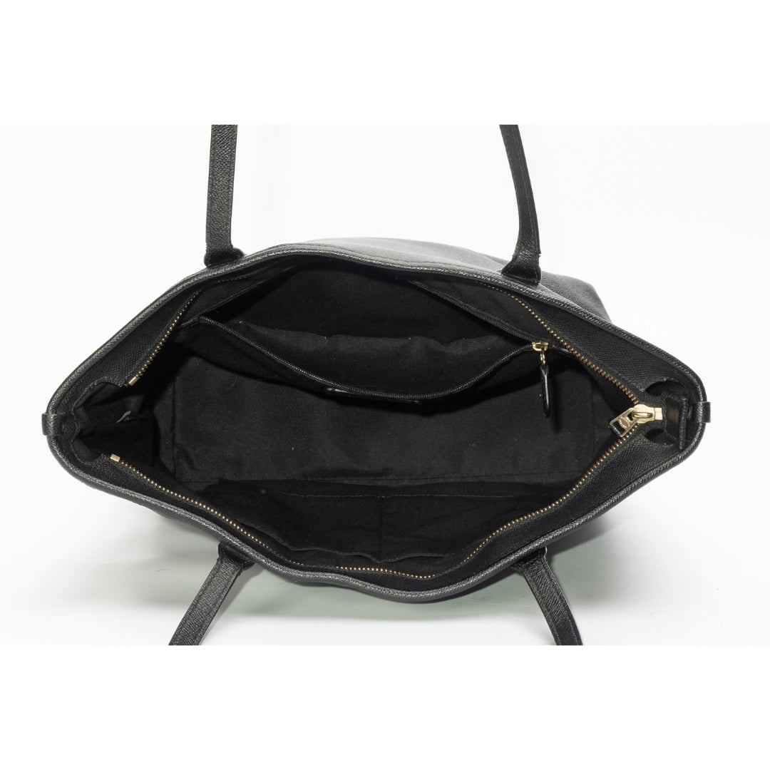 Coach Black Avenue Zip Tote