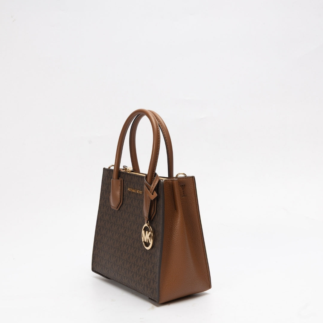 Michael Kors Mercer Medium Leather Accordion Crossbody Bag