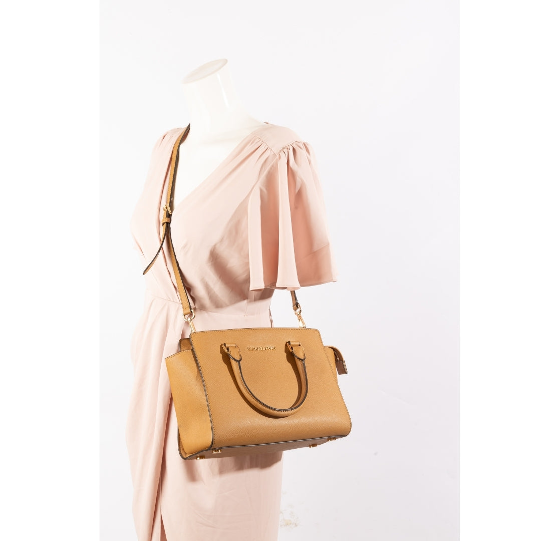 Michael Kors Leather Medium Selma Satchel