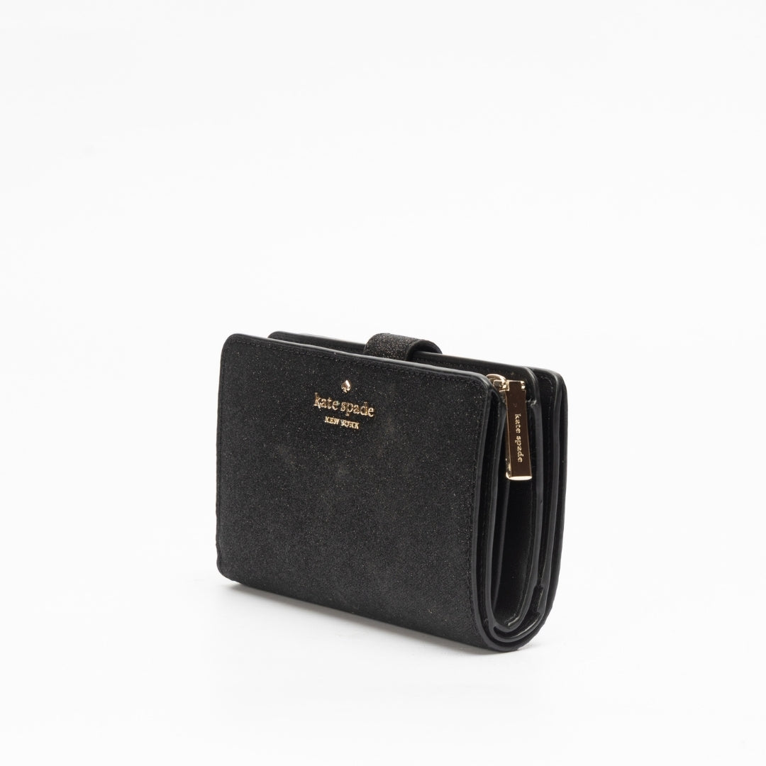 Kate Spade Glimmer Metallic Medium Compact Wallet