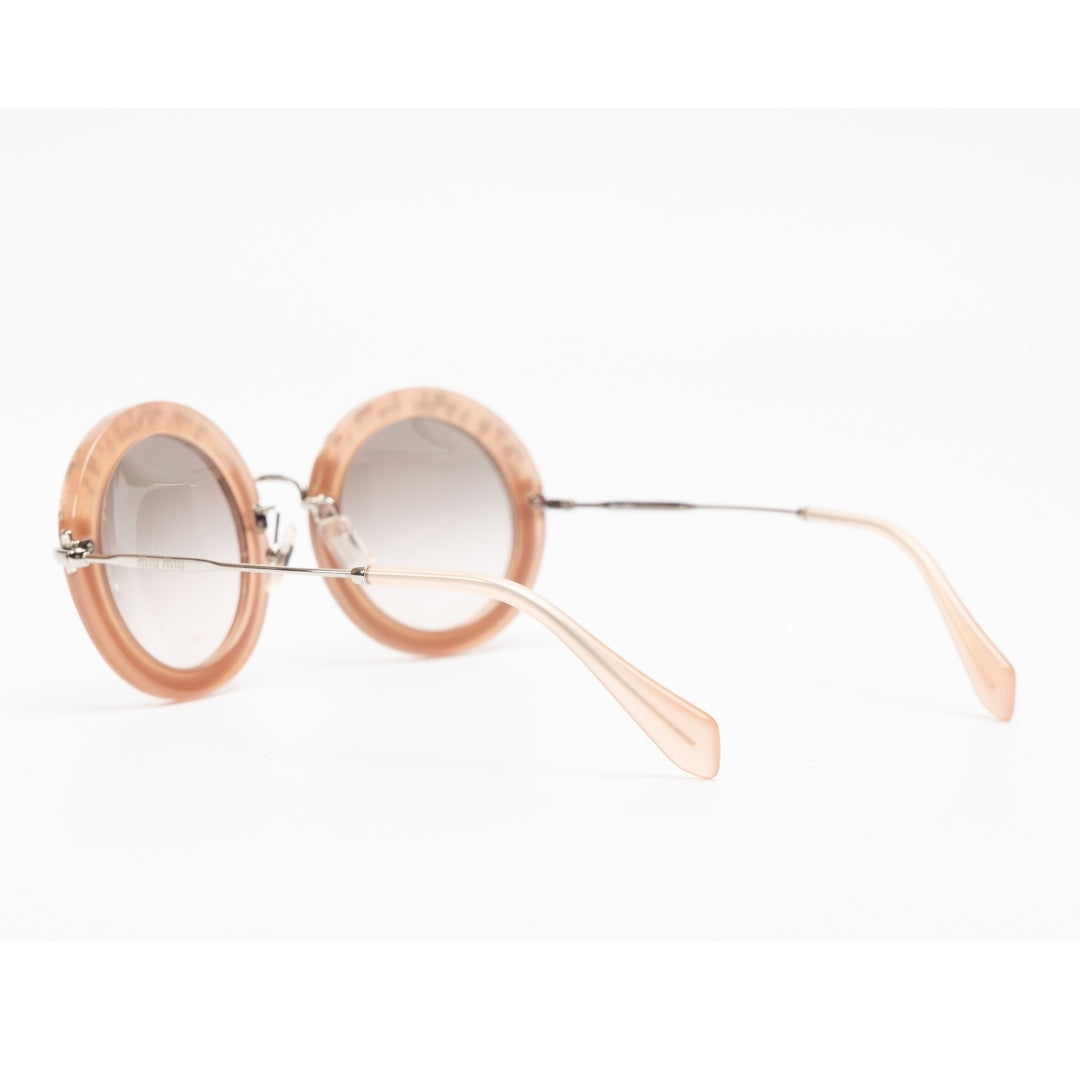 Miu Miu Sparkle Round Sunglasses