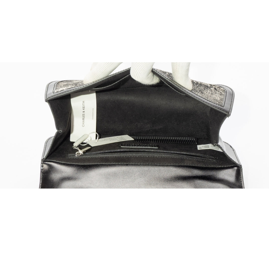 Charles and Keith Charlot Elongated Top Handle Bag