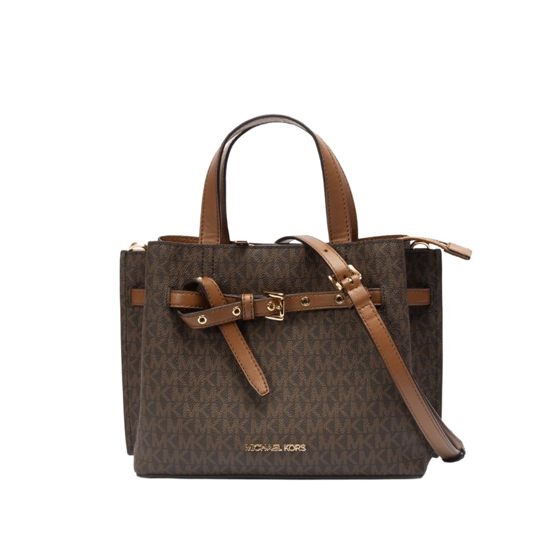 Michael Kors Emilia Small Pebbled Leather Satchel