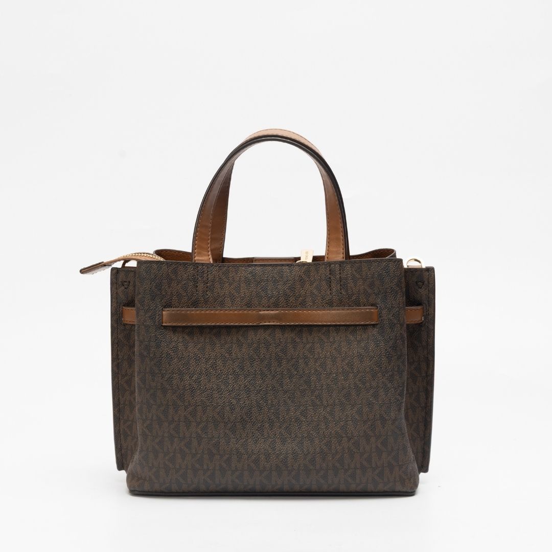 Michael Kors Emilia Small Pebbled Leather Satchel