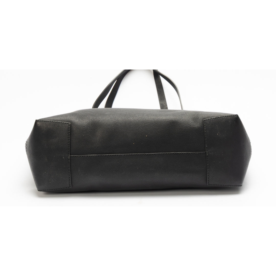 Burberry TB Monogram Embossed Leather Tote
