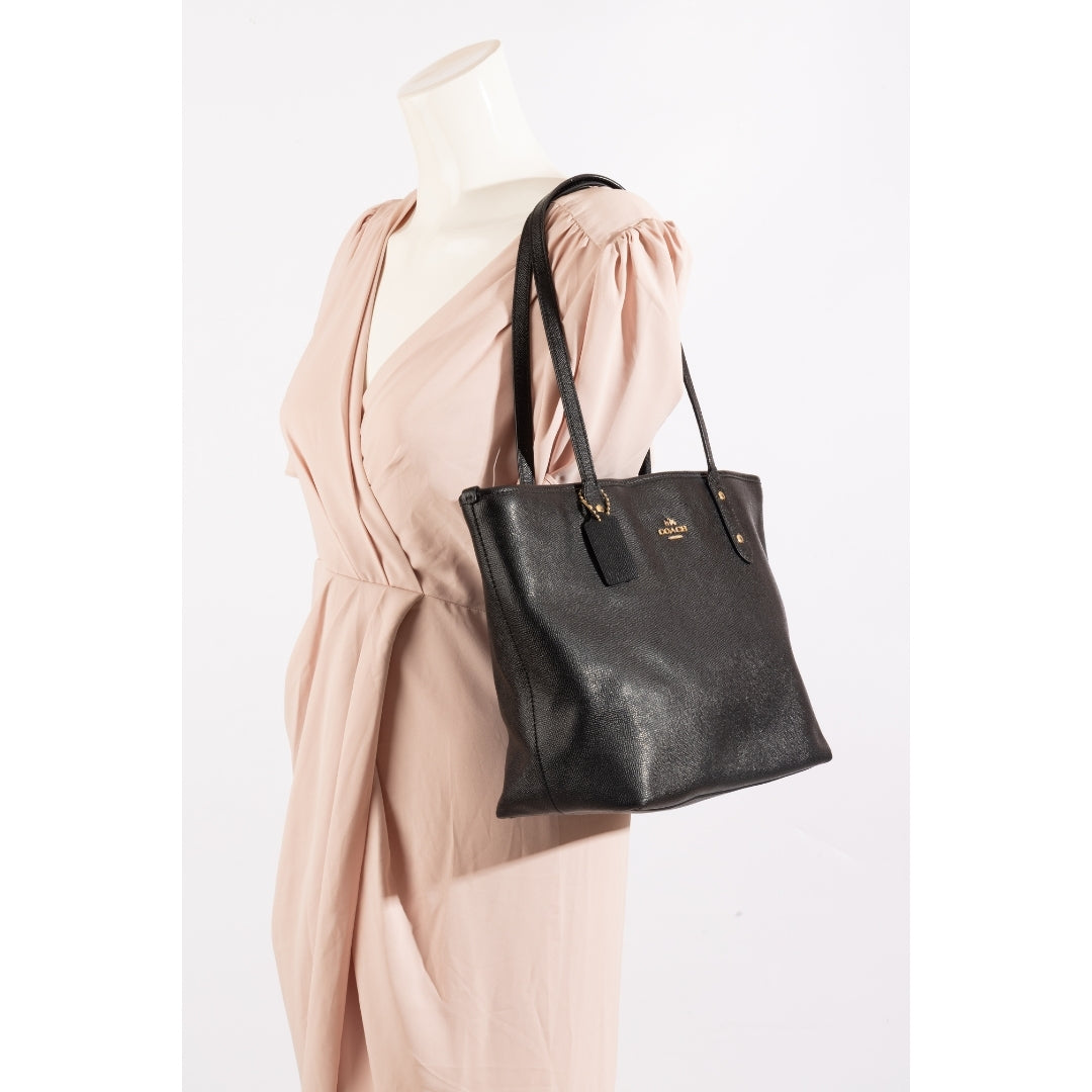 Coach Black Avenue Zip Tote