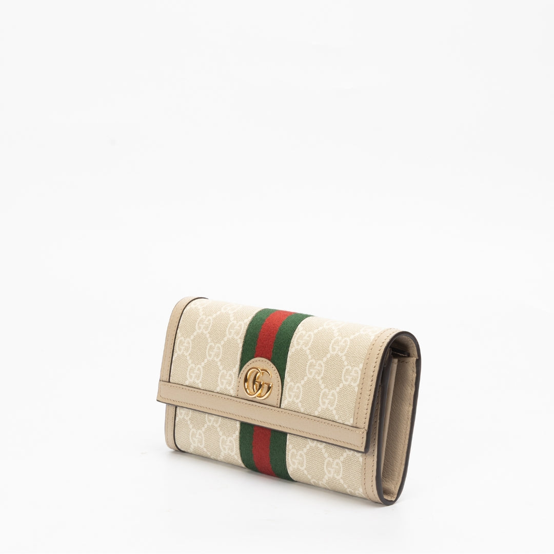 Gucci Ophidia GG Supreme Continental Wallet