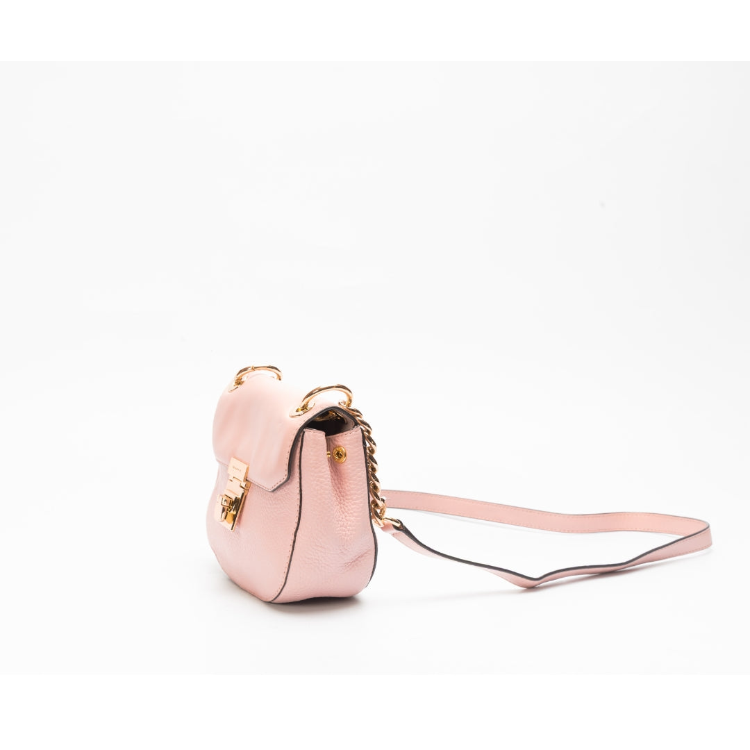 Michael Kors Lita Leather Mini Saddle Crossbody Bag