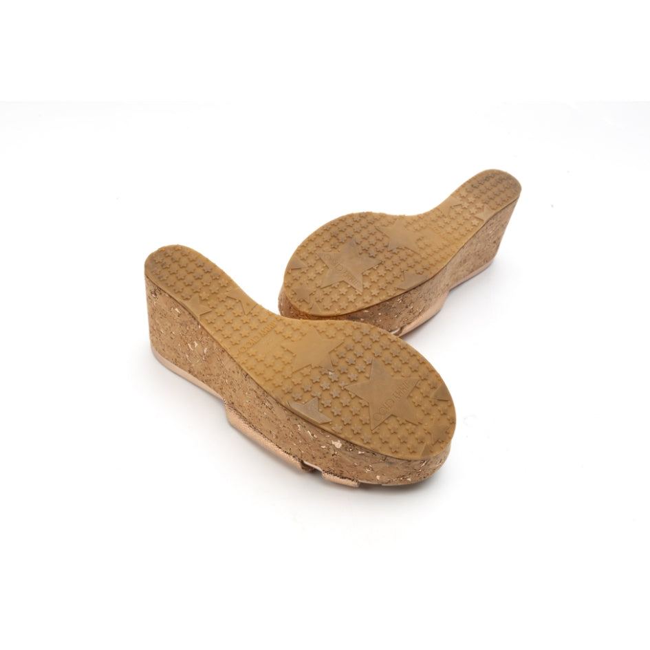 Jimmy Choo Leather Panna Slide Sandals