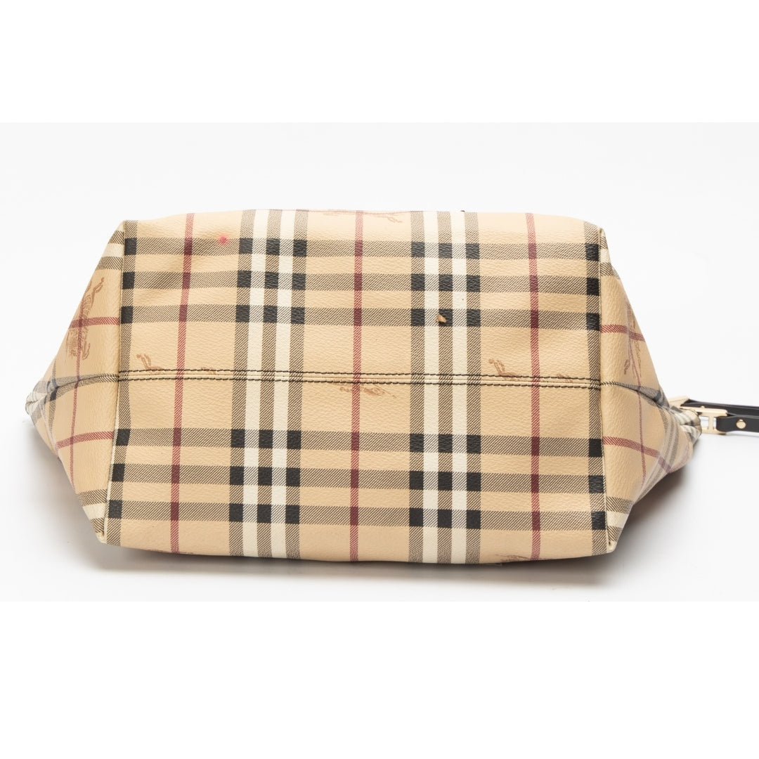 Burberry Canterbury Haymarket Coated Canvas Tote