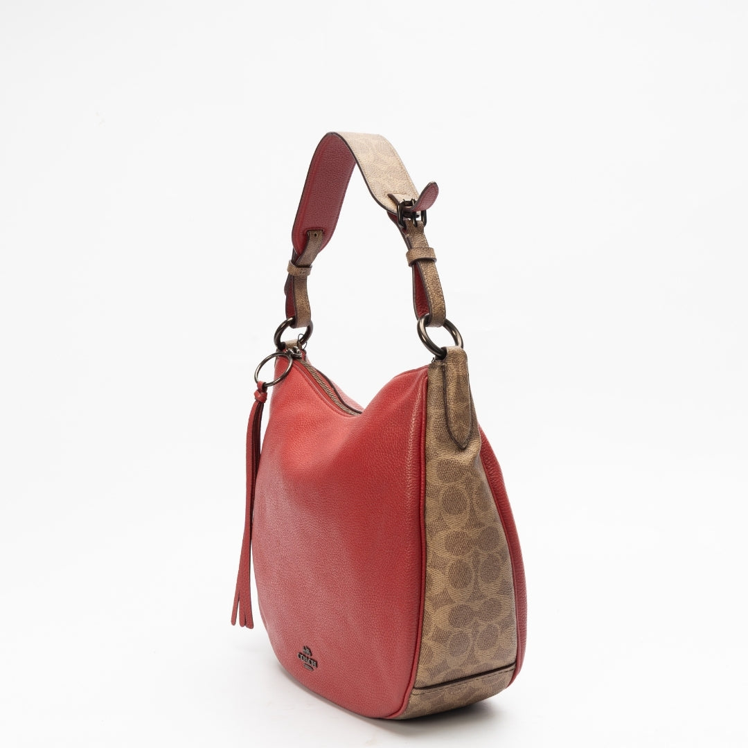Coach Sutton Leather Hobo Bag