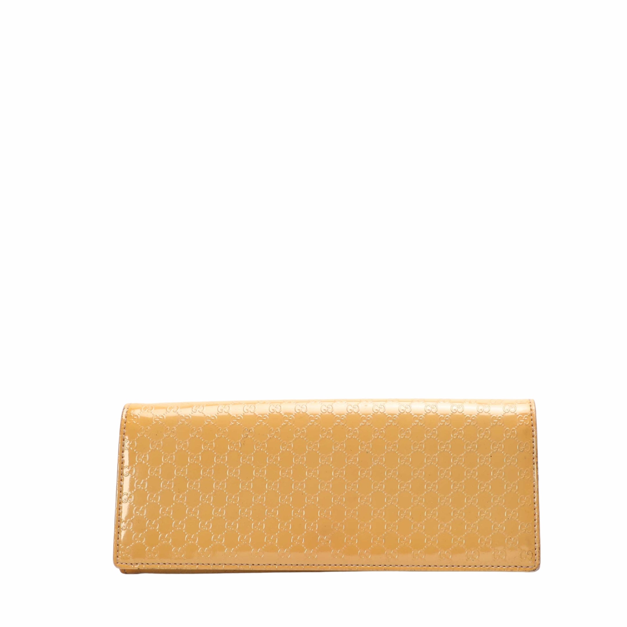 Gucci Yellow Microguccissima Broadway Clutch