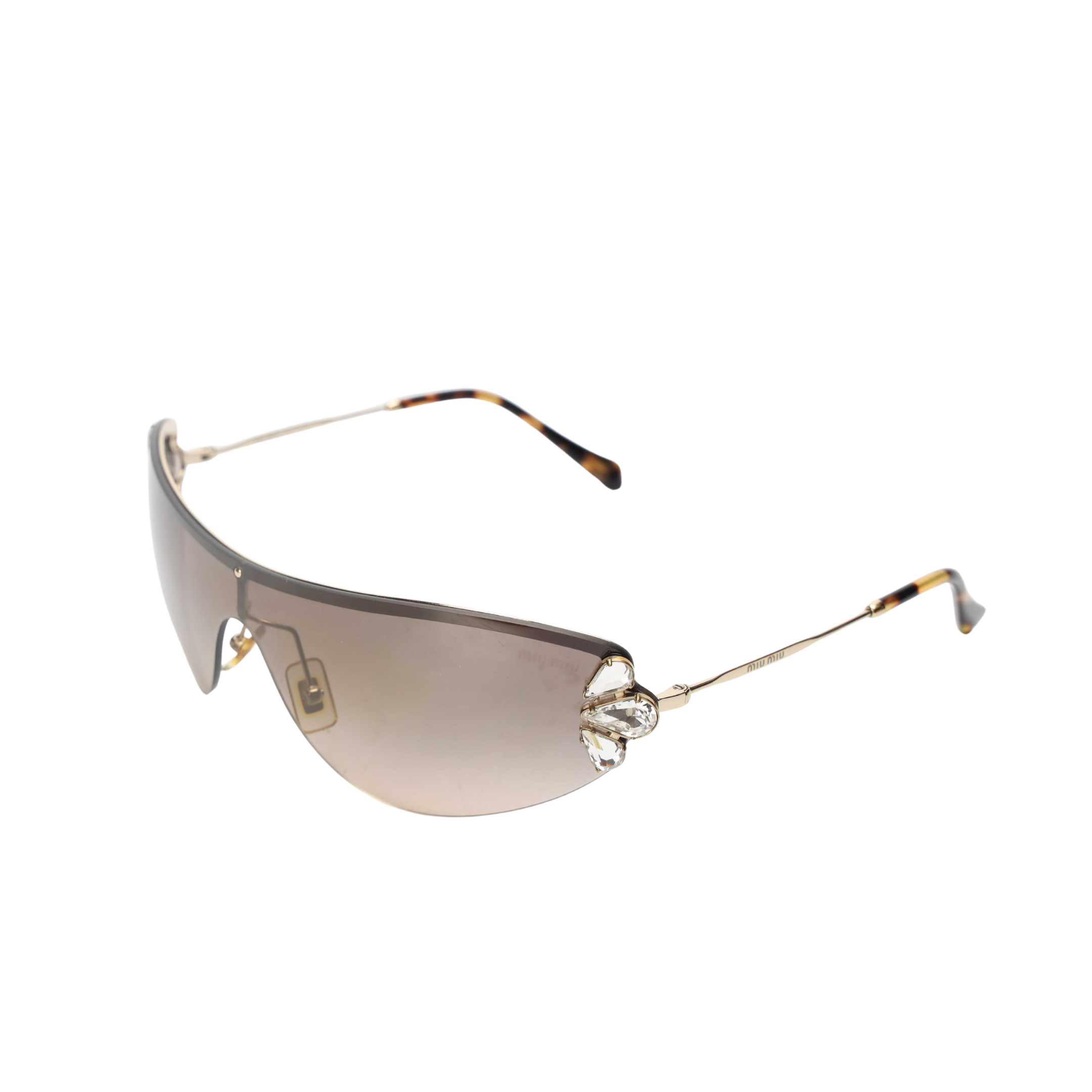 Miu Miu Shield Gradient Sunglasses