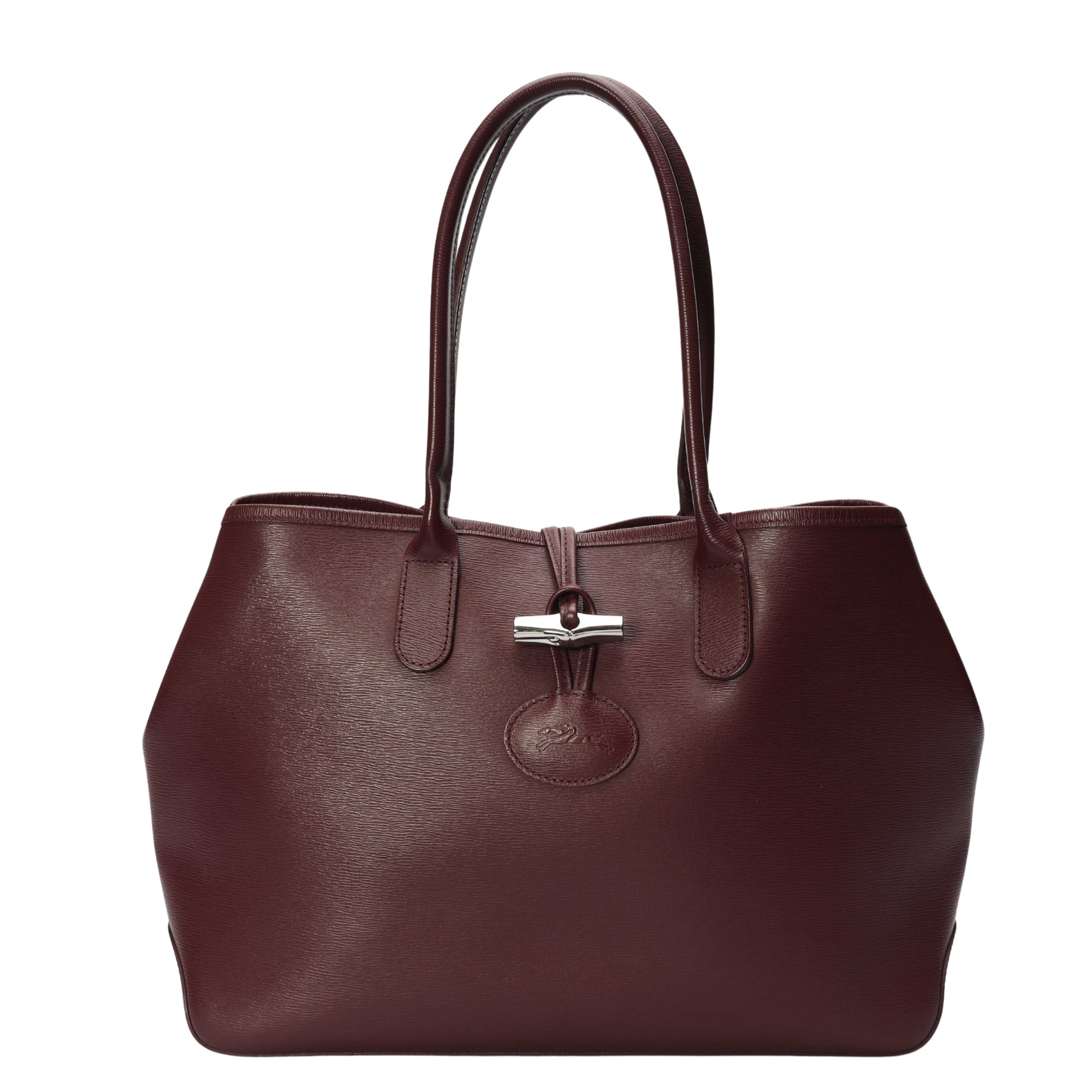 Longchamp Le Roseau Burgundy Tote