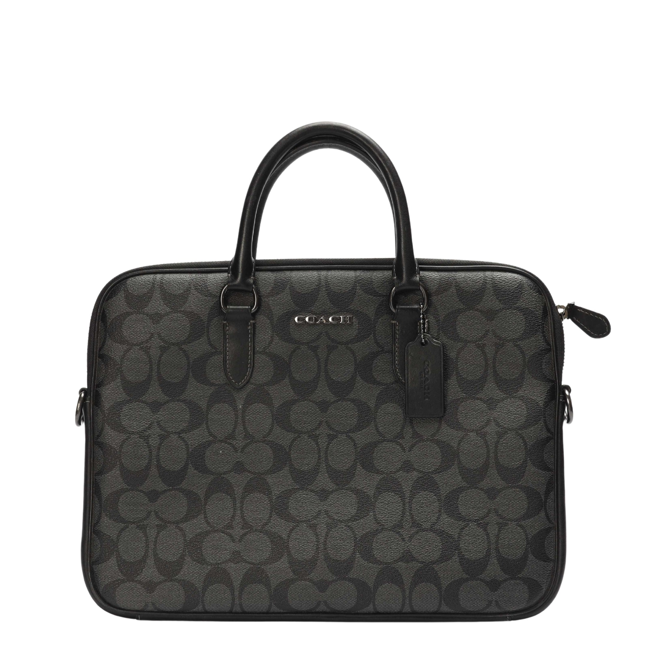 Coach Liam Signature Canvas Compact Briefcase