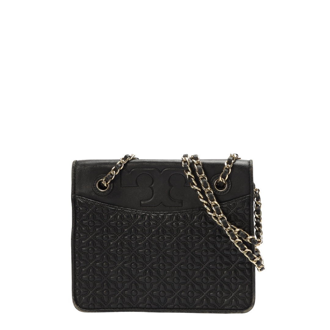 Tory Burch Fleming Black Crossbody Bag