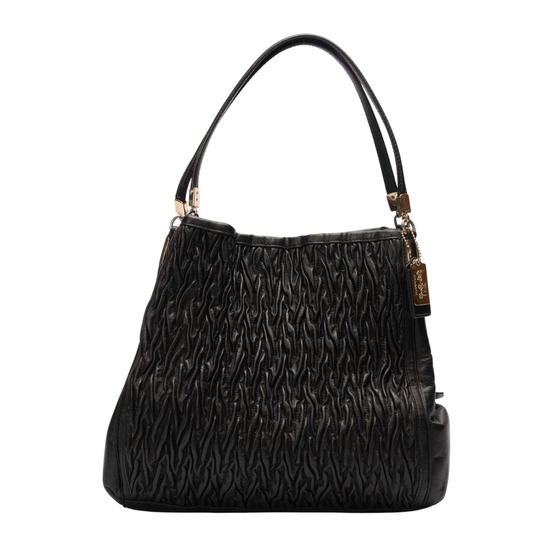 Coach Black Madison Phoebe Shoulder Bag