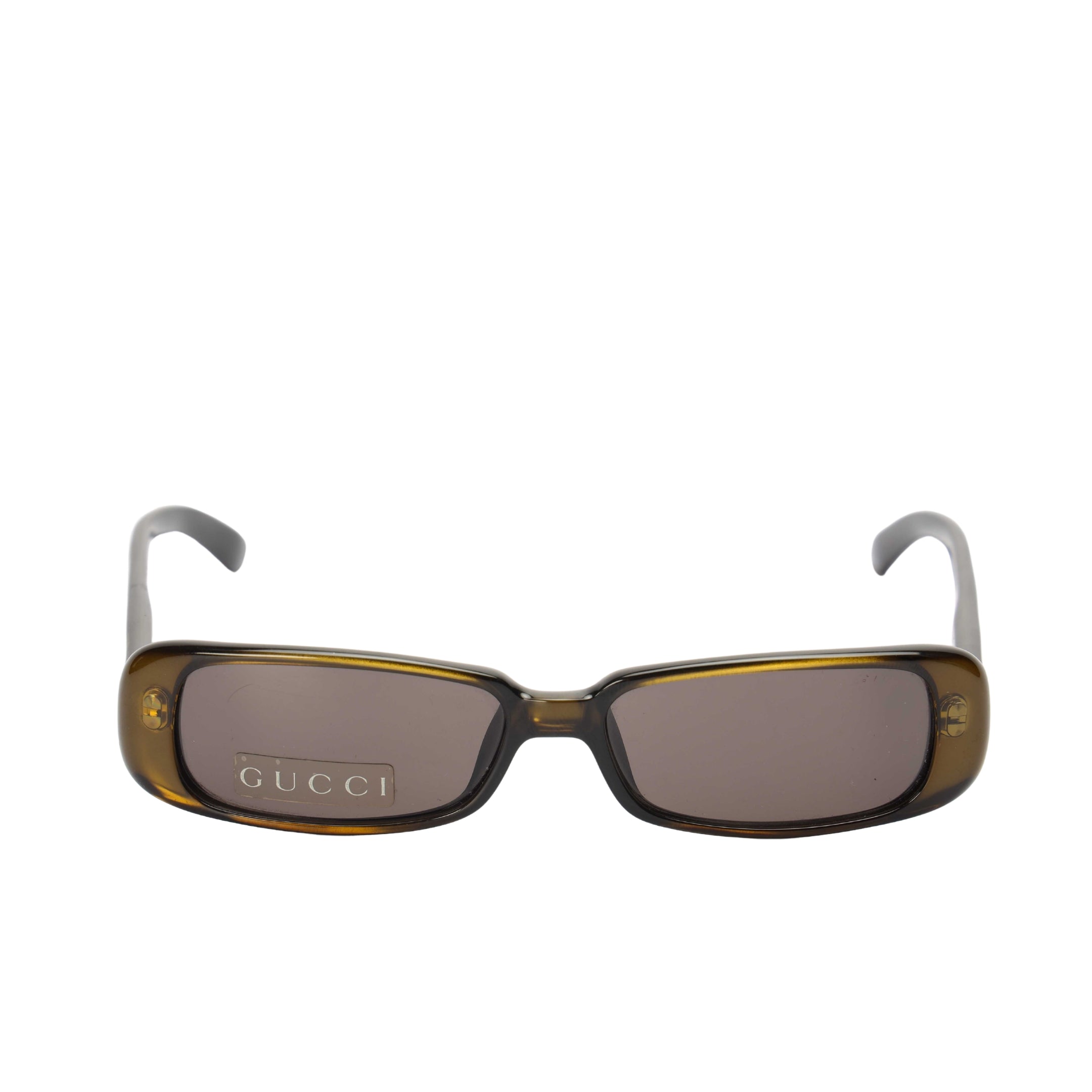 Gucci Retro Rectangle Chrome Sunglasses