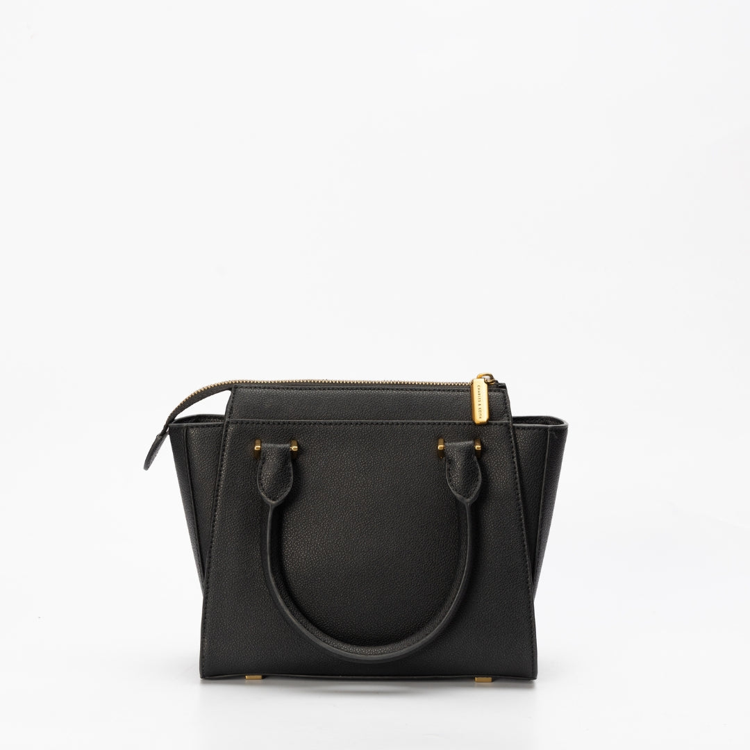 Charles & Keith Black Small Satchel Bag