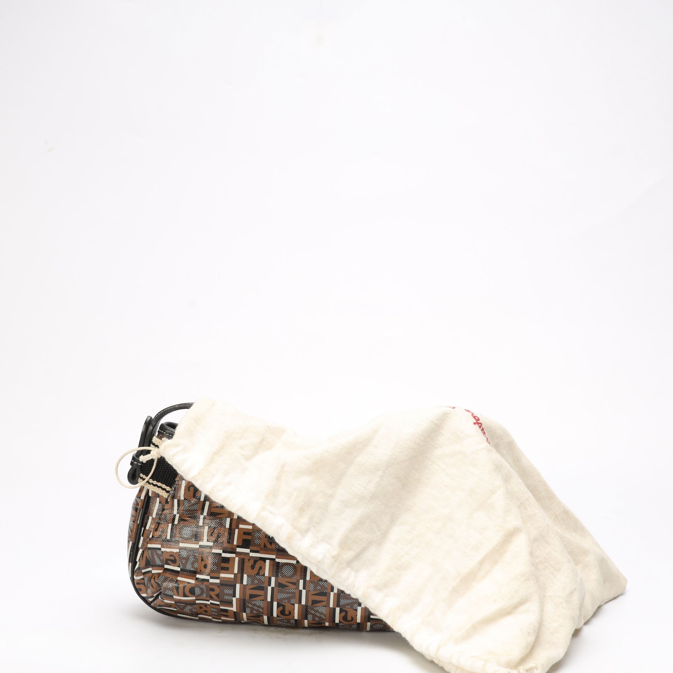 Salvatore Ferragamo Logo Print Shoulder Bag