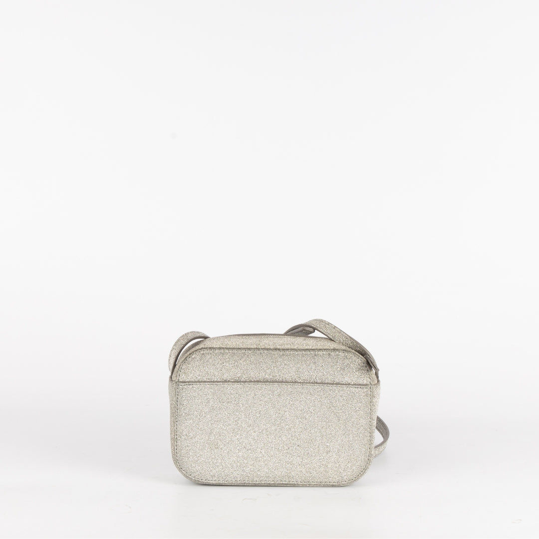 Balenciaga Everyday Glitter Camera Crossbody Bag
