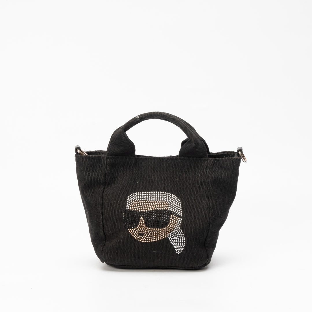 Karl Lagerfeld Ikon Rhinestone Crossbody Bag