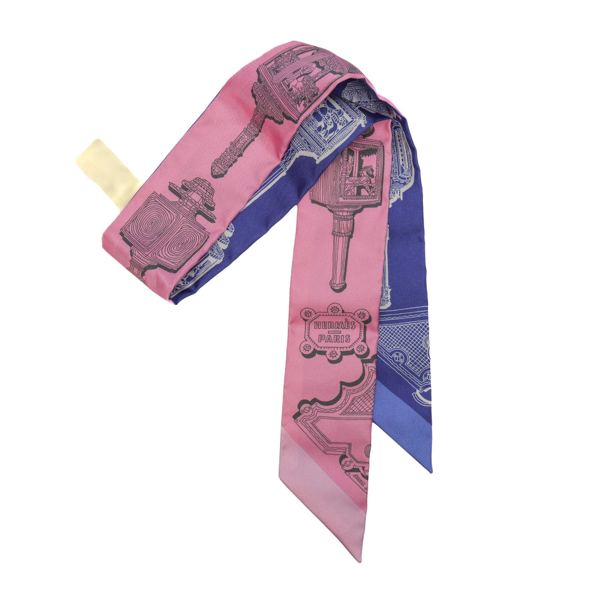 Hermes Merveilleuses Lanternes Twilly Scarf