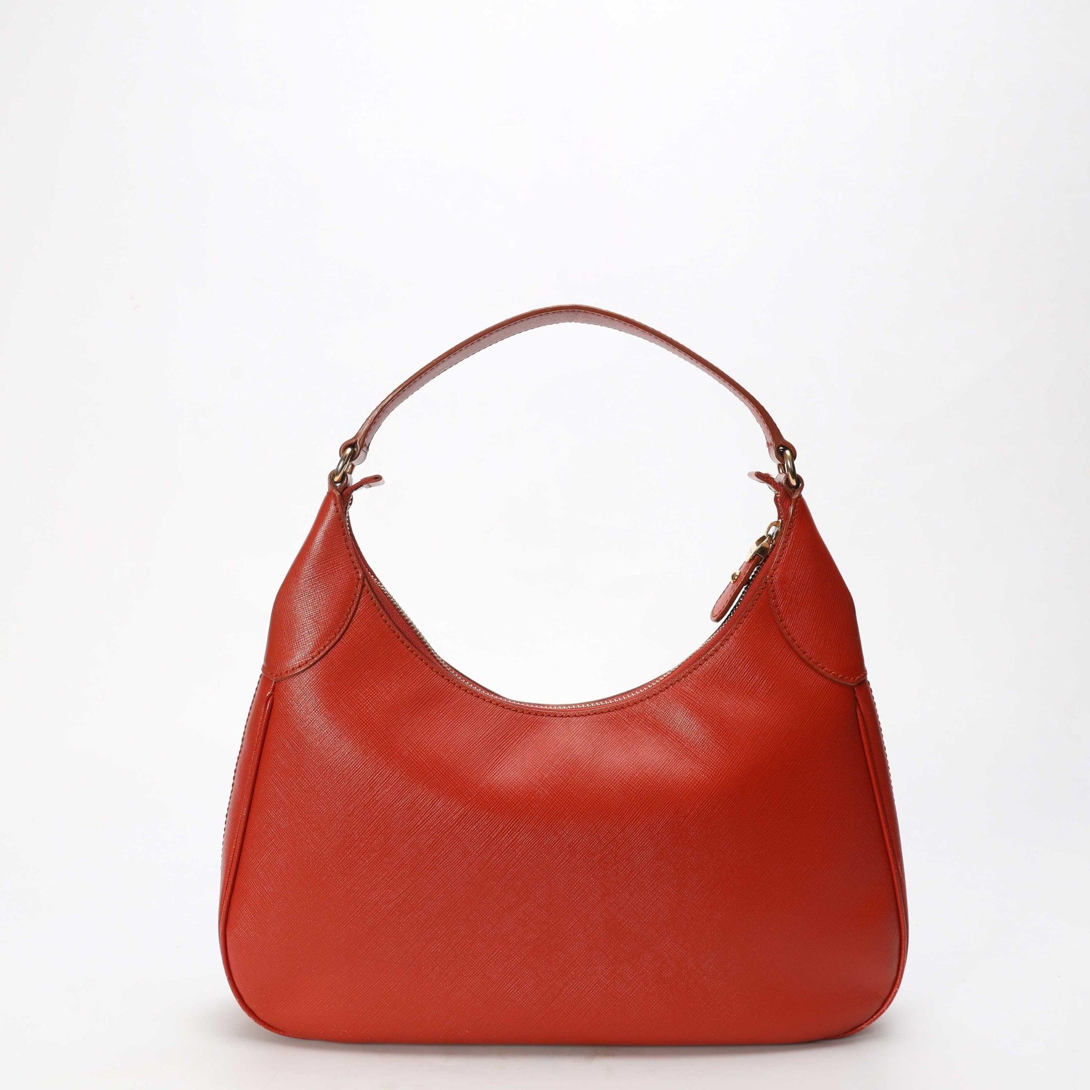 Salvatore Ferragamo Red Gancini Romana Hobo Bag
