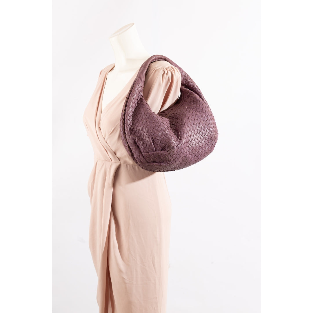 Bottega Veneta Intrecciato Leather Hobo Bag
