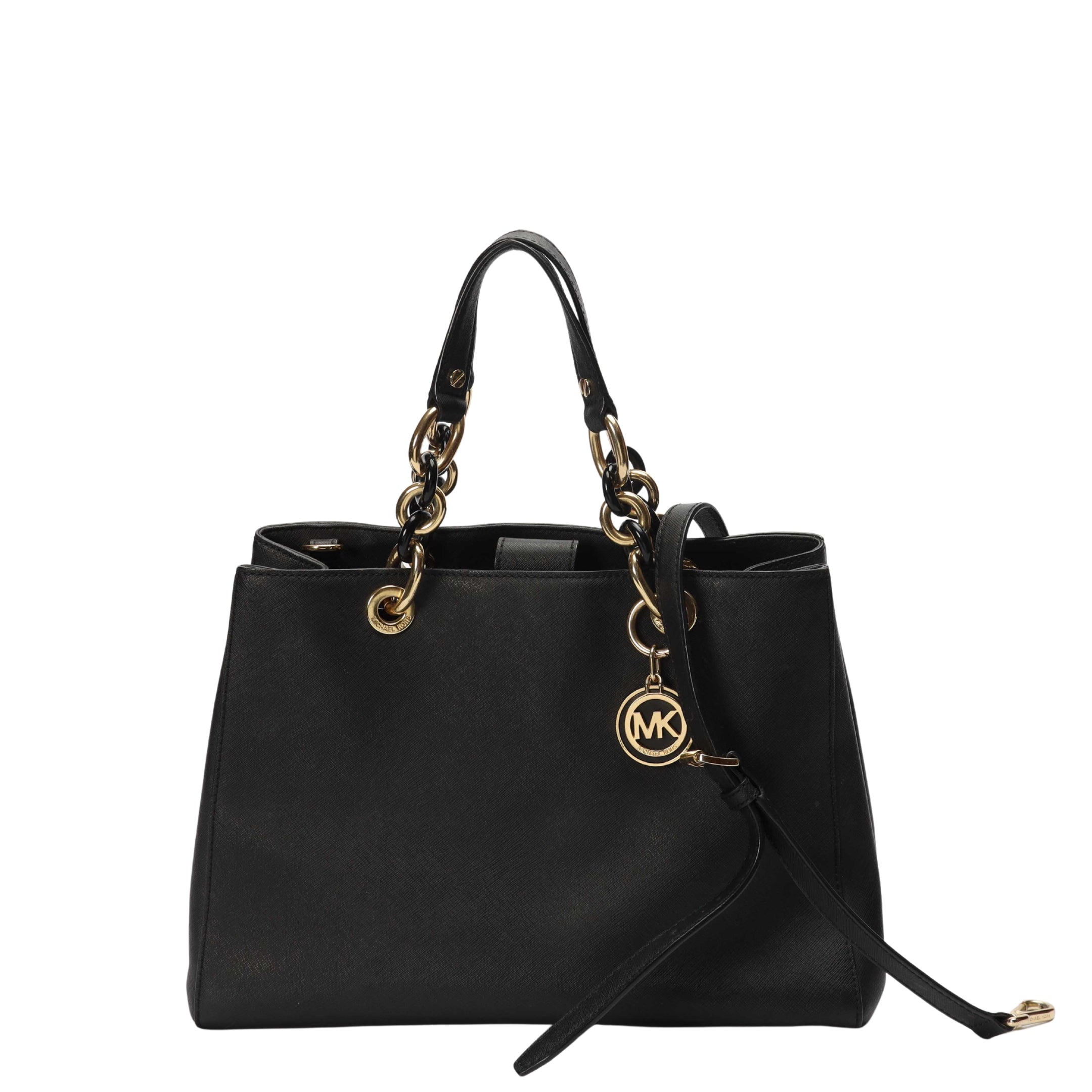Michael Kors Black Cynthia Satchel