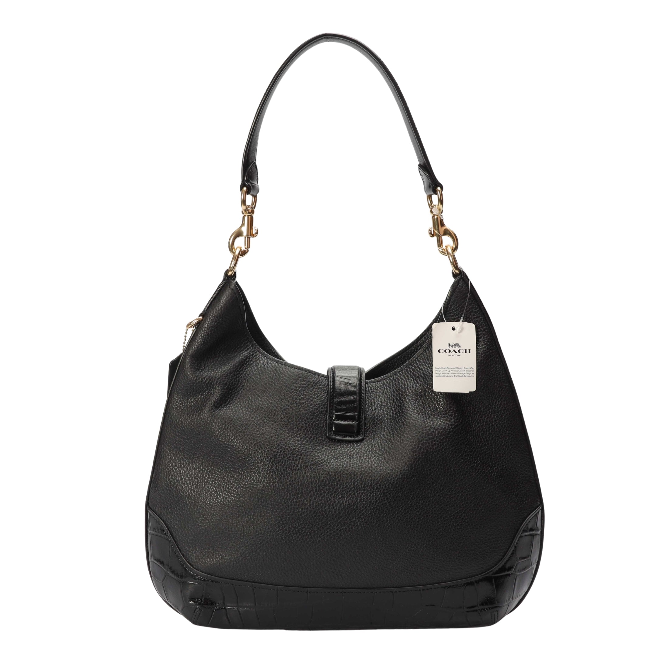 Coach Black Amber Hobo Bag
