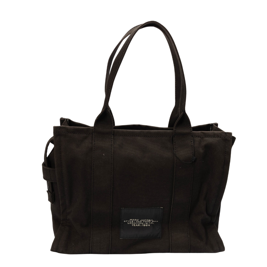 Marc Jacobs Black Jacquard Large Tote Bag