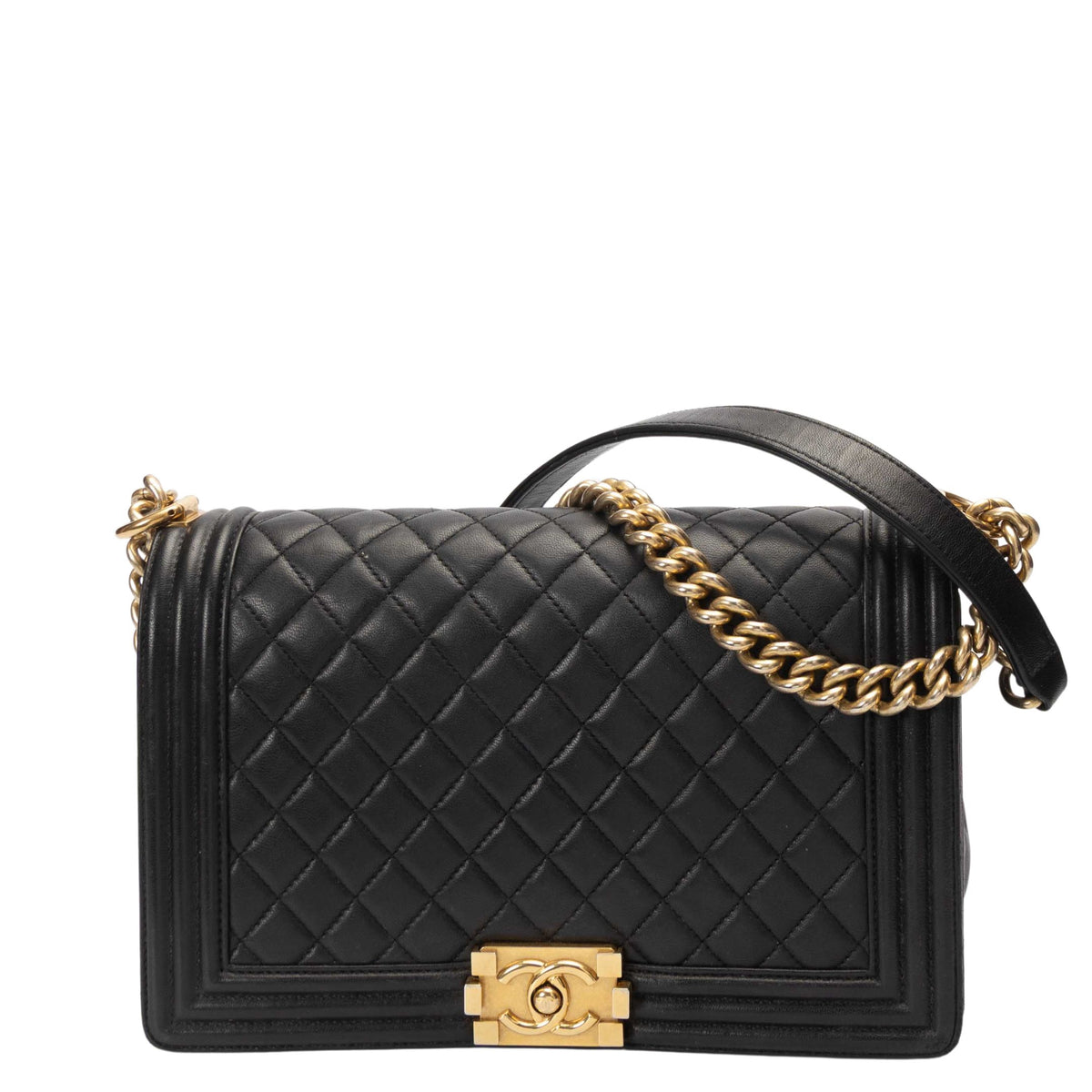 Chanel Boy Quilted Crossbody Bag
