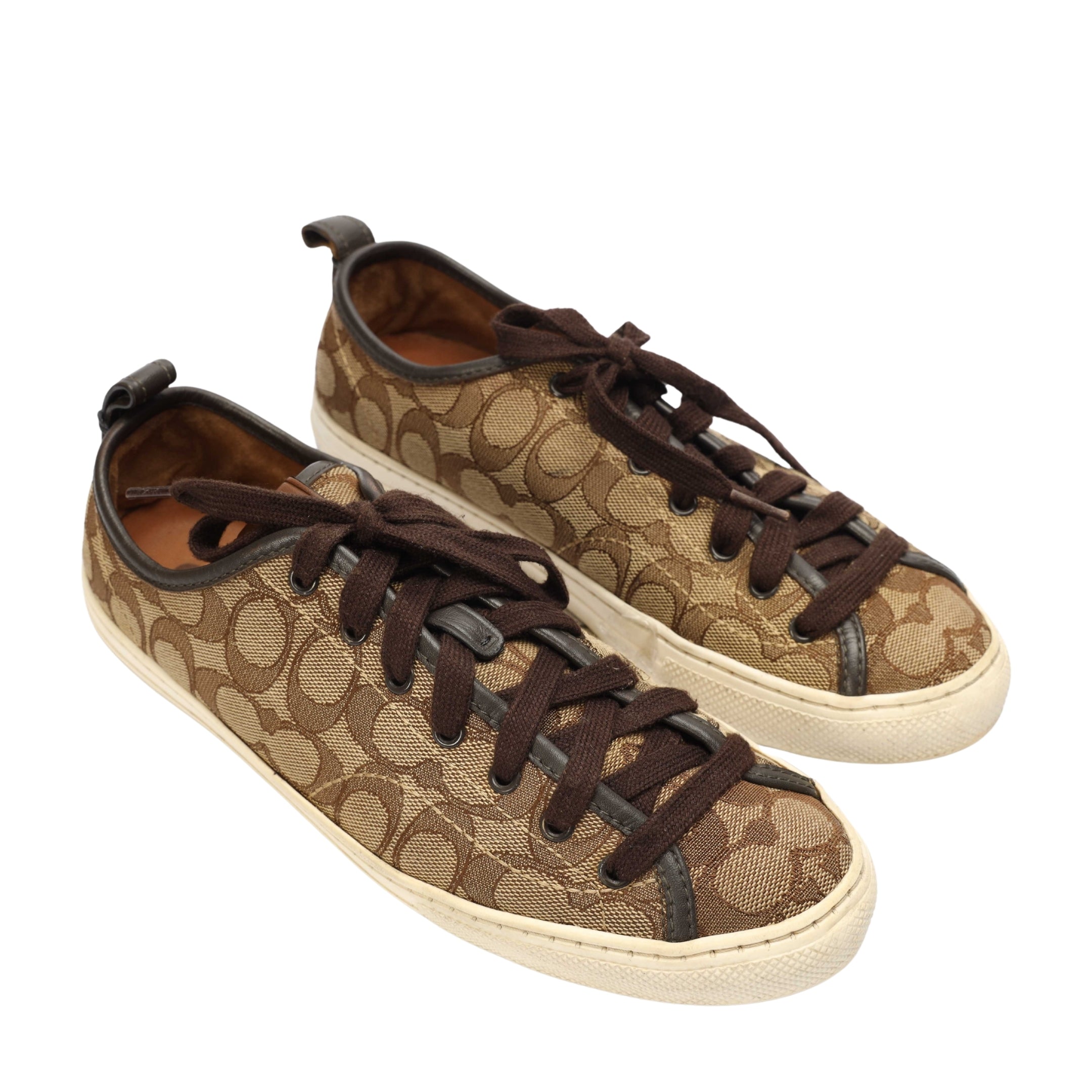 Coach Low-Top Lace-Up Sneakers