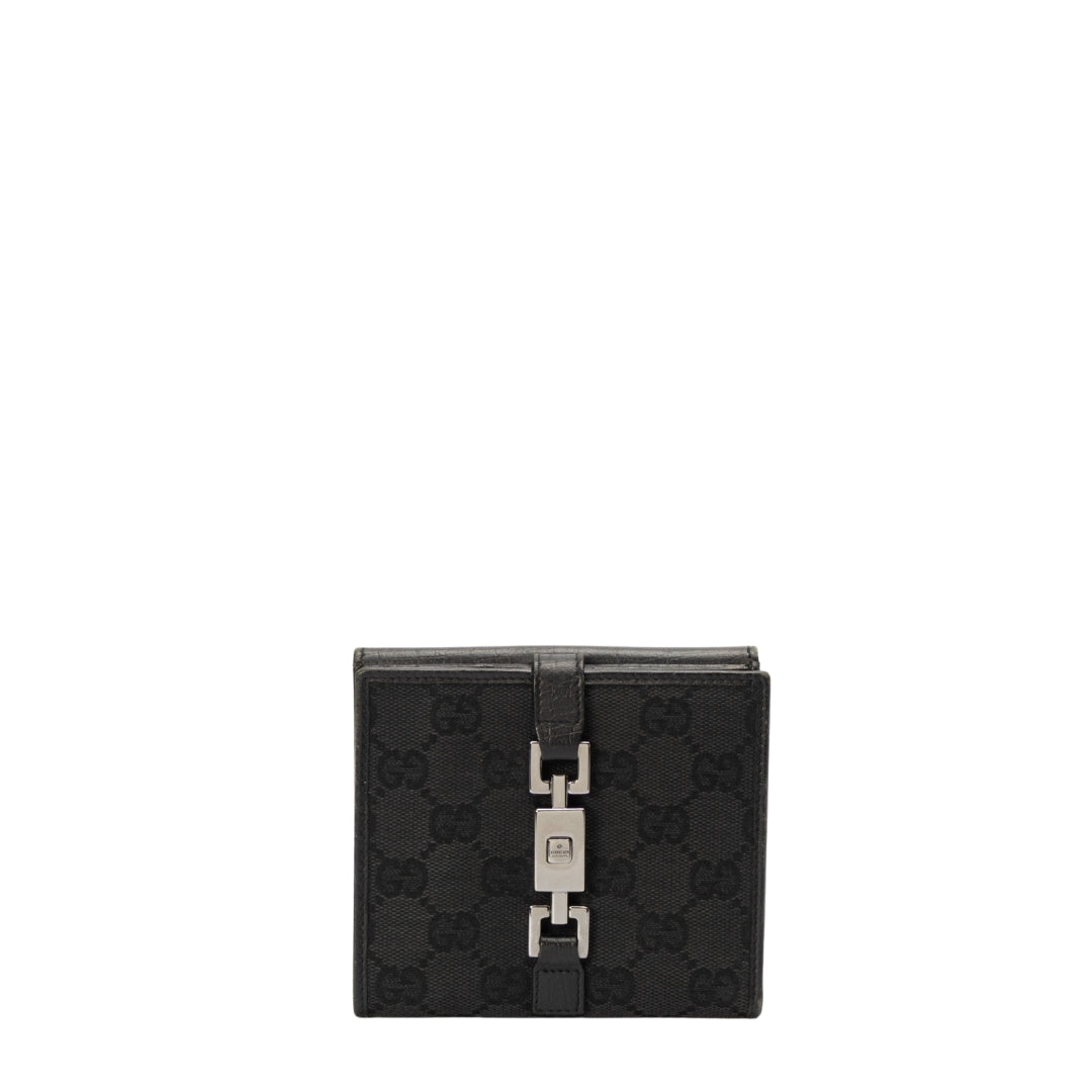 Gucci Vintage GG Canvas Compact Wallet
