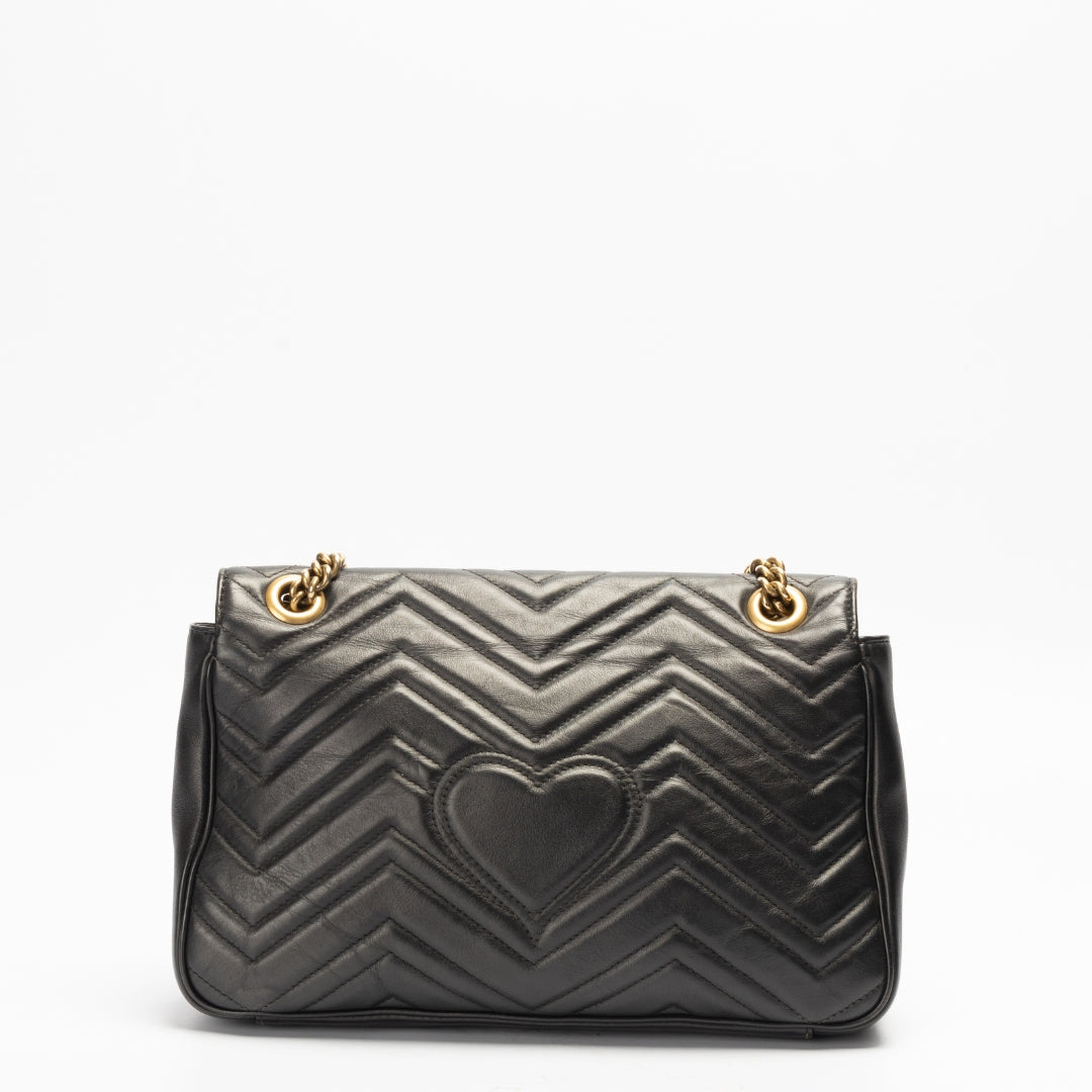 Gucci GG Marmont Quilted Leather Matelasse Shoulder Bag