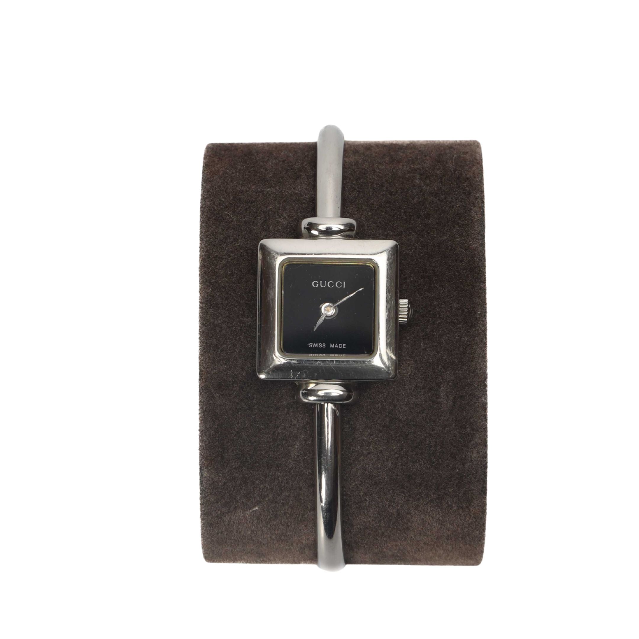 Gucci Black Stainless Steel 1900L Watch
