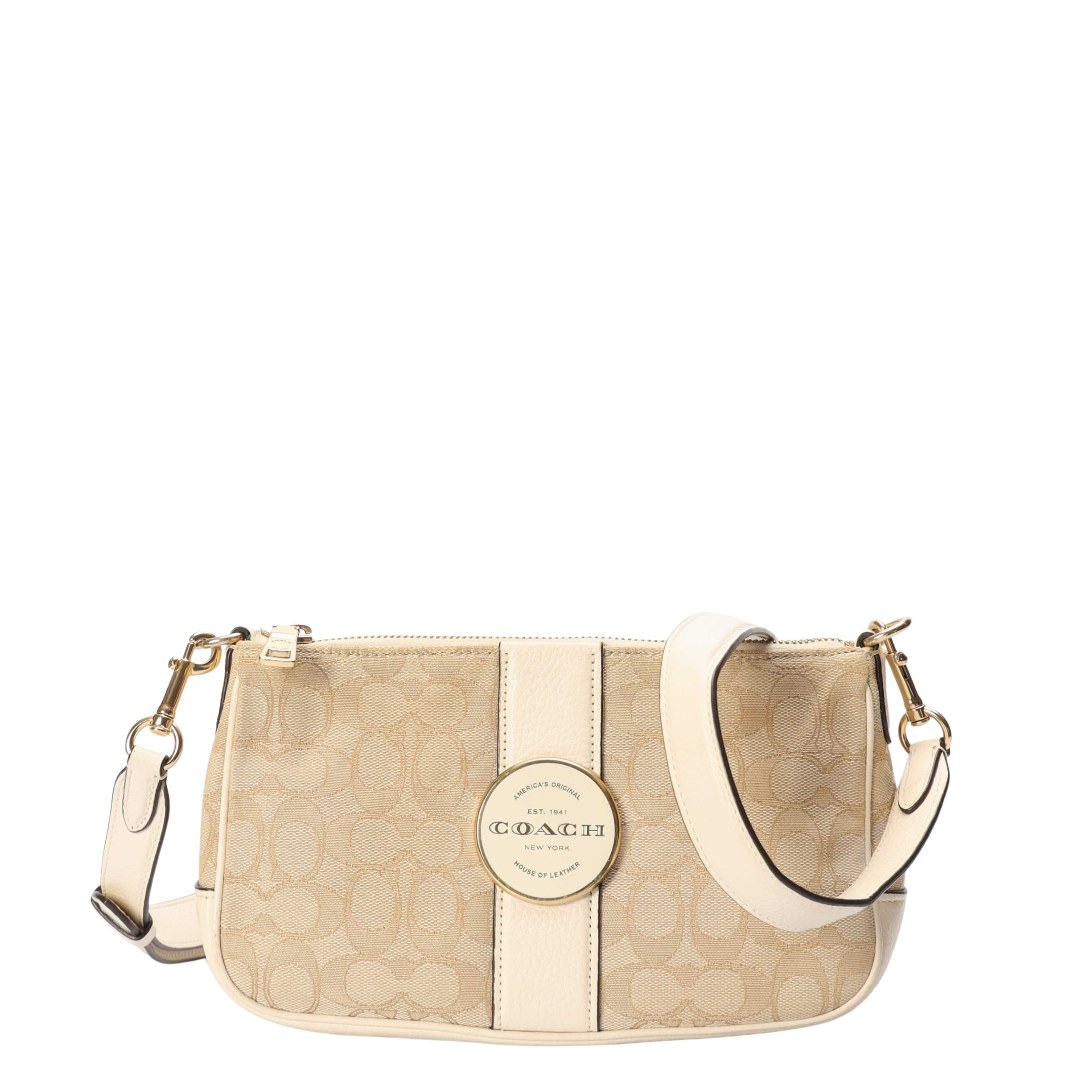Coach Signature Jacquard Lonnie Bag